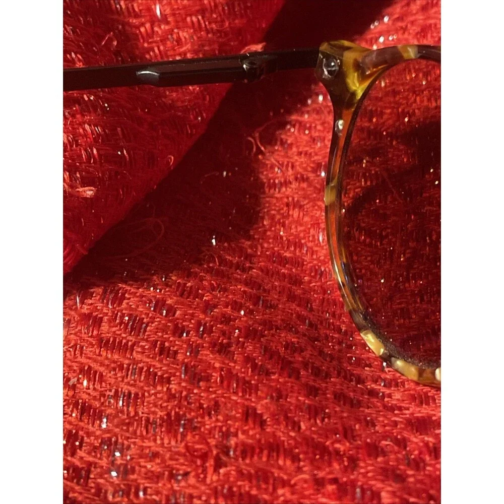 vintage serengeti sunglasses Tortoise Shell Brown Amber Lens Etched S